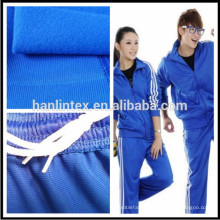 100%polyester tricot brushed knit fabric for sport cloth